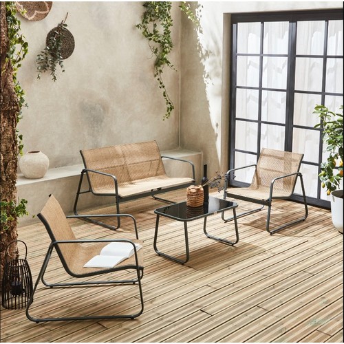 361 - A Nantan 4-person outdoor seating group RRP £249  please note that it is not known if this item is c... 