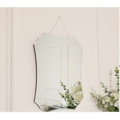 376 - 1 x Bazzinotti novelty wall mounted accent mirror RRP £49