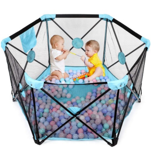 392 - 1 x Zoomie Kids Hereth baby play pen RRP £35