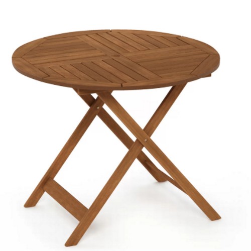 401 - 1 x Draco folding wooden bistro table RRP £128