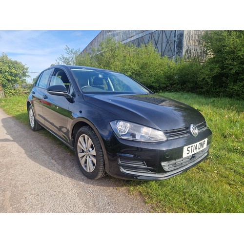 9002 - Volkswagen Golf SE Bluemotion Tech 1.4 TSI 5dr hatchback,  starts, runs and drives.
Registration num... 