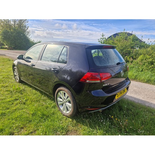 9002 - Volkswagen Golf SE Bluemotion Tech 1.4 TSI 5dr hatchback,  starts, runs and drives.
Registration num... 