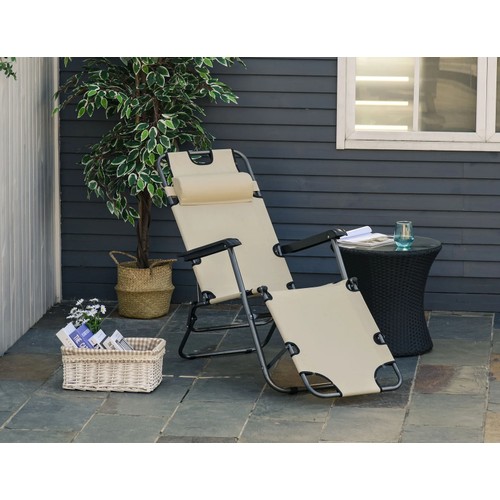 414 - 1 x Gulfan reclining zero gravity sun lounger RRP £54