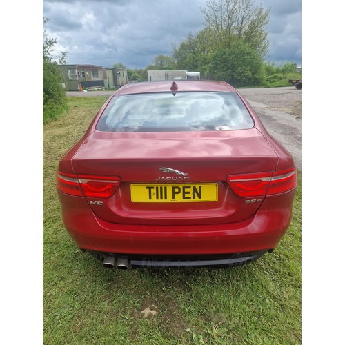 9004 - Jaguar XE Diesel saloon 2.0D (180) Portfolio Auto, starts, runs and drives.
Registration number: T11... 