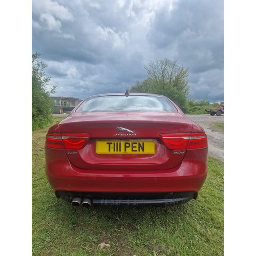 9004 - Jaguar XE Diesel saloon 2.0D (180) Portfolio Auto, starts, runs and drives.
Registration number: T11... 