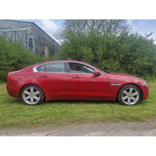 9004 - Jaguar XE Diesel saloon 2.0D (180) Portfolio Auto, starts, runs and drives.
Registration number: T11... 