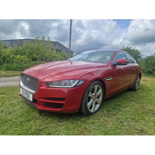 9004 - Jaguar XE Diesel saloon 2.0D (180) Portfolio Auto, starts, runs and drives.
Registration number: T11... 