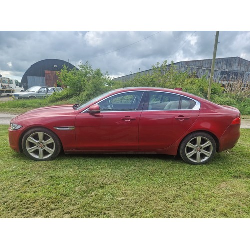 9004 - Jaguar XE Diesel saloon 2.0D (180) Portfolio Auto, starts, runs and drives.
Registration number: T11... 