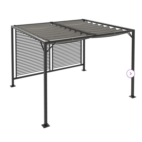 424 - 1 x Brendalynn 2.3m x 3m x 2.8m Metal Pergola. Supplied in two boxes