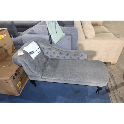 463 - 1 x Jeb Velvet chaise longue RRP £479