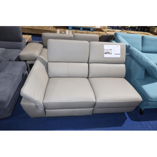 468 - An Ivy Bronx Manhattan two part reclining corner sofa RRP £2159