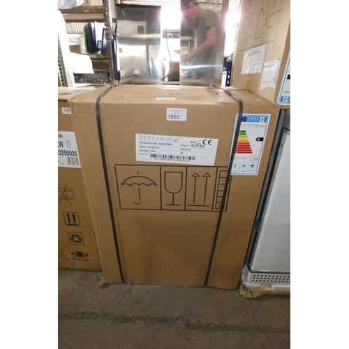 1093 - A commercial under counter freezer by Tefcold type Uf200vs, unused boxed