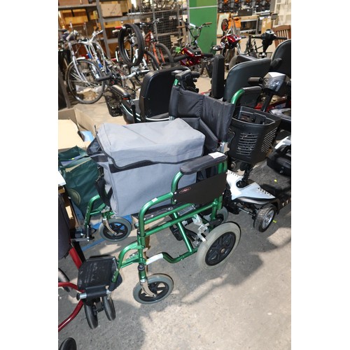 2048 - 1 x Drive Enigma powered wheelchair supplied with a mains battery charger but No battery is included... 