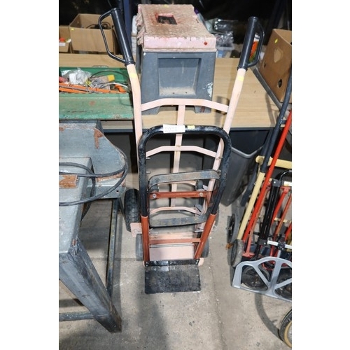 2036 - 2 x various sets of sack trucks