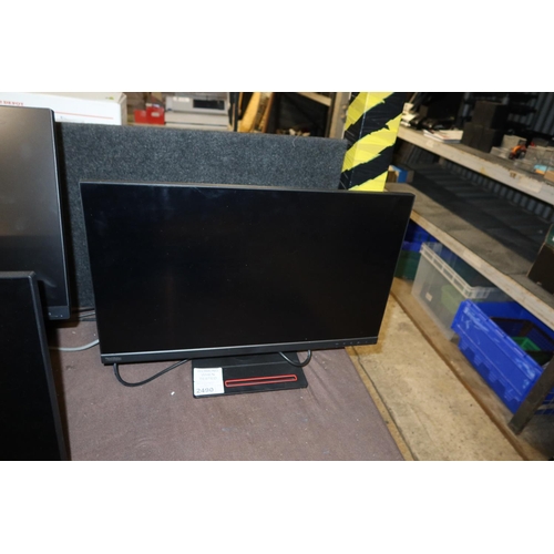 2490 - A 27 inch computer monitor by Lenovo type Think Vision T27i-10 with power cable - trade. Tested Work... 