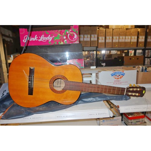 2415 - An acoustic guitar by Tenada type C103n with soft carry case