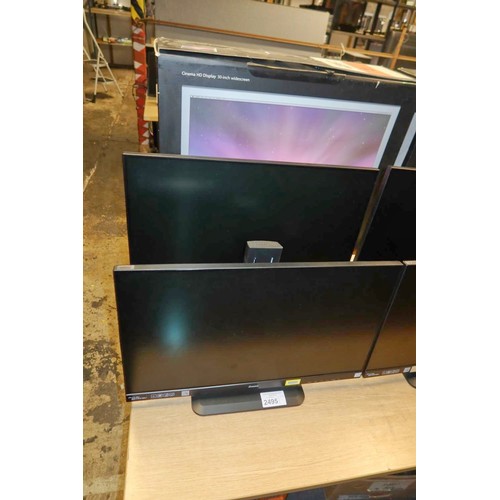 2495 - 2 x Iiyama 27 inch slim bezel computer monitors type B2791HSU - trade