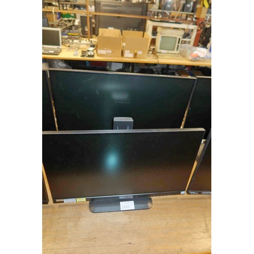 2499 - 2 x Iiyama 27 inch slim bezel computer monitors type B2791HSU - trade