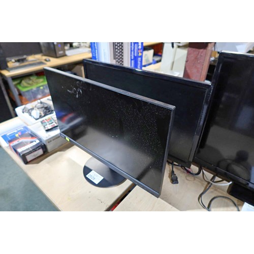 2528 - 2 x 24 inch computer monitors by Lenovo & Acer -  trade