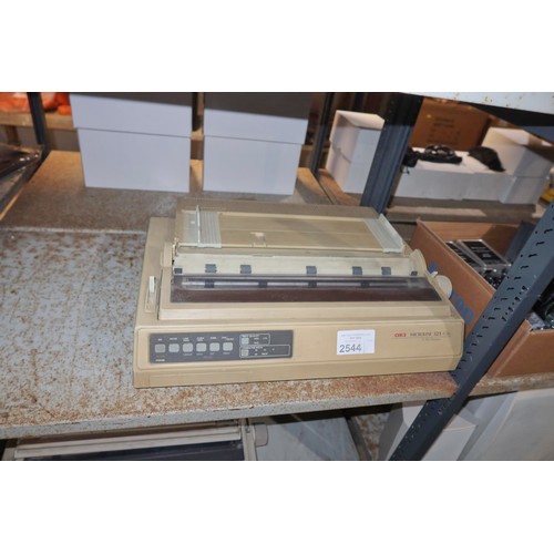 2544 - A vintage dot matrix 9 pin printer by Oki type Microline 321 Elite - trade