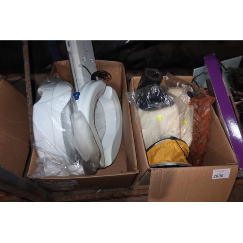 2006 - A quantity of various items including a raised toilet seat, boat fenders, buoys, a foot pump etc