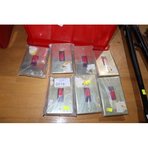 2018 - A quantity of 45A neon electrical switches