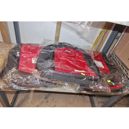 2650 - 5 x ruck sacks by Sparky in red and black