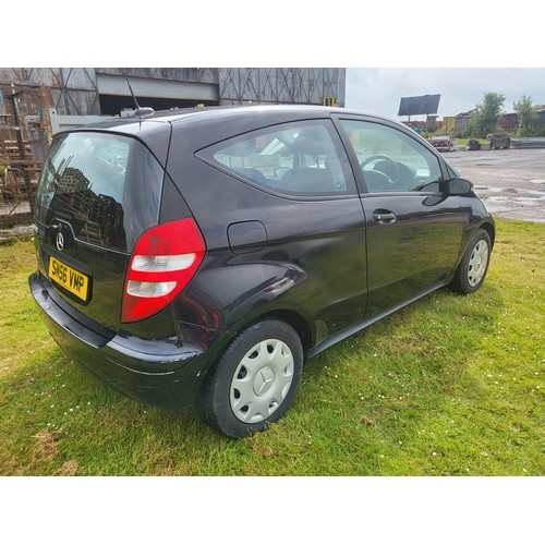 9007 - Mercedes A Class A150 Classic HE 3 dr Hatchback, black, REG. SM56 VMP, 1st reg 13/12/2006, 5 speed m... 