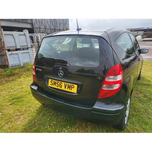 9007 - Mercedes A Class A150 Classic HE 3 dr Hatchback, black, REG. SM56 VMP, 1st reg 13/12/2006, 5 speed m... 