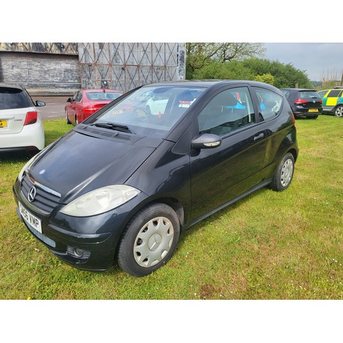 9007 - Mercedes A Class A150 Classic HE 3 dr Hatchback, black, REG. SM56 VMP, 1st reg 13/12/2006, 5 speed m... 