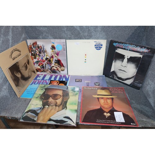 2318 - 15 various Elton John LPs /records including rock of the westies, 21 at 33 etc