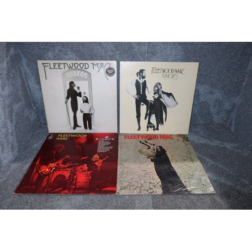 2305 - 4 x Fleetwood Mac LPs/records and a Stevie nicks Lp, including a limited edition coloured vinyl, Rum... 