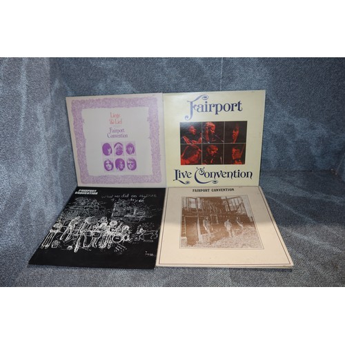 2315 - 4 x LPs by Fairport Convention including what we did on our holiday etc