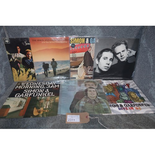 2311 - 14 X Simon & Garfunkel LPs/records, 6x Art Garfunel LPs & 12 Paul Simon LPs