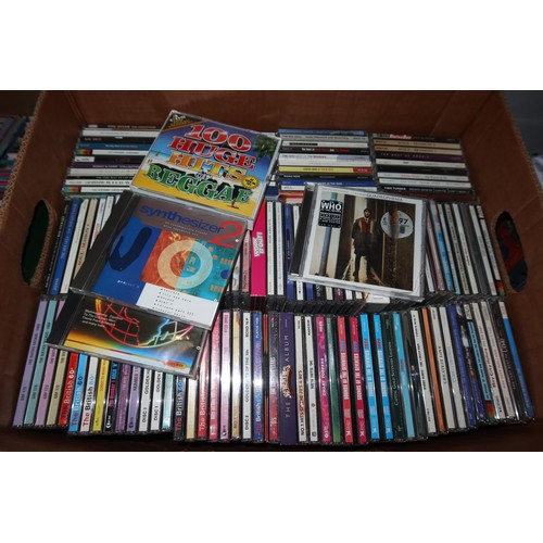 2436 - A quantity of various CDs, contents of 2 shelves