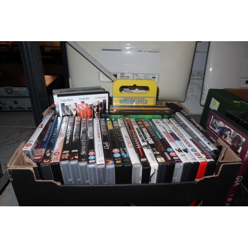 2440 - A quantity of various DVDs, contents of 3 shelves