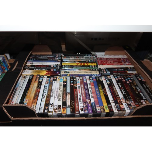 2440 - A quantity of various DVDs, contents of 3 shelves