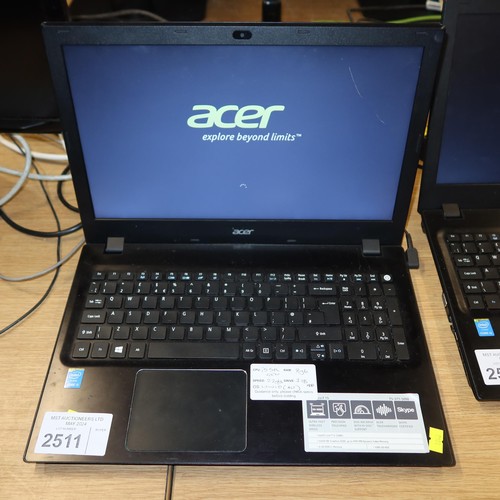 2511 - An Acer laptop with an i5 5th generation 2.2 gigahertz processor, 8 gigabyte RAM, 1 terabyte hard di... 