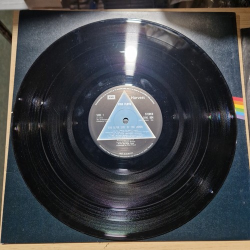 9 x Pink Floyd LPs/records Inc 2 x the wall, dark side of the moon etc