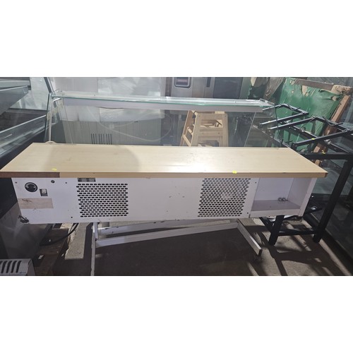 1016 - A commercial serve over refrigerated display counter by Costan 240v - trade. Tested Working