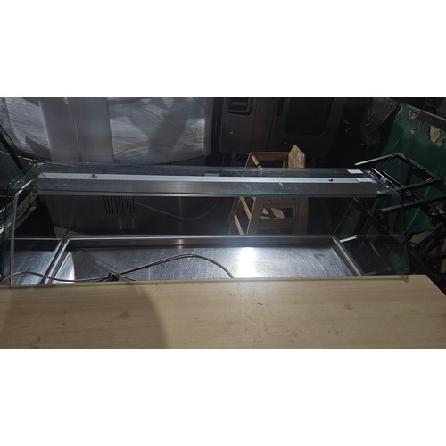 1016 - A commercial serve over refrigerated display counter by Costan 240v - trade. Tested Working