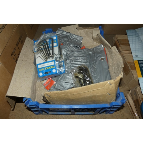 5691 - A quantity of various hex key sets. Contents of 1 plastic tray which is not included