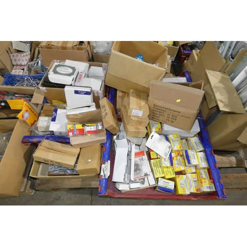 1 pallet containing a quantity of various items including night latches ...