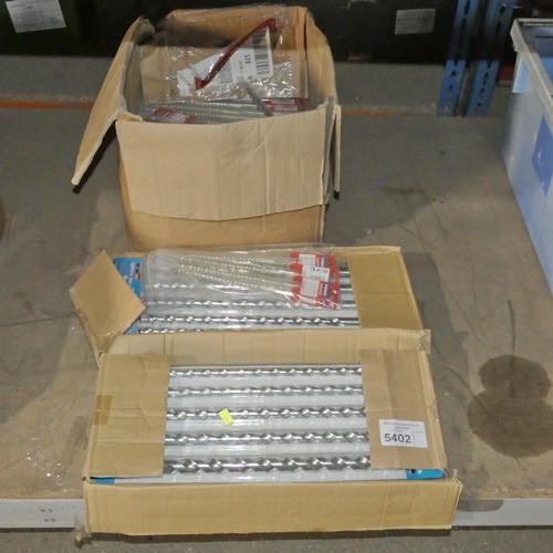 5402 - 3 boxes containing a quantity of various drill bits