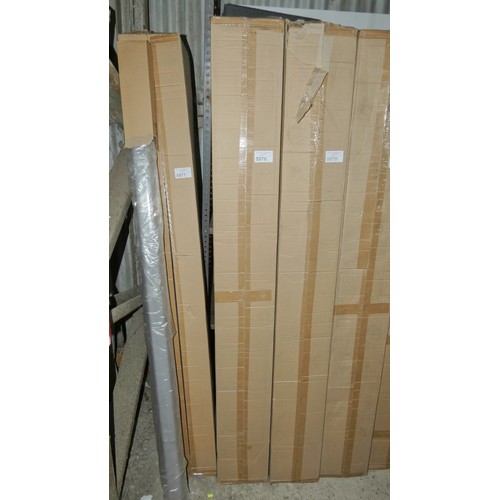 5978 - 1 box containing 6 x Power Beam WF70 waterproof light fittings each approx 6ft long