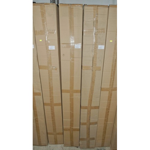 5982 - 1 box containing 6 x Power Beam WF70 waterproof light fittings each approx 6ft long