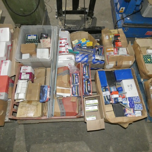 6023 - 1 pallet containing a quantity of various items including threaded bar, staples, screws etc