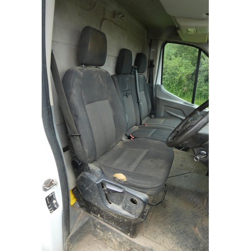 1 - Ford Transit 350 L3 Diesel 2.0 TDCi 130ps H3 High Roof LWB panel van whilte, Reg BT18 WDG, 1st eg: 1... 