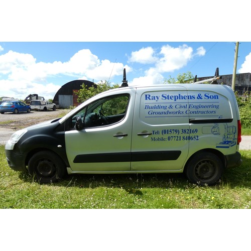 2 - Citroen Berlingo 625 LXHDi 75 panel van, Silver, Reg WK60 VNF, 1st Reg 04/09/2010, 5 speed manual di... 