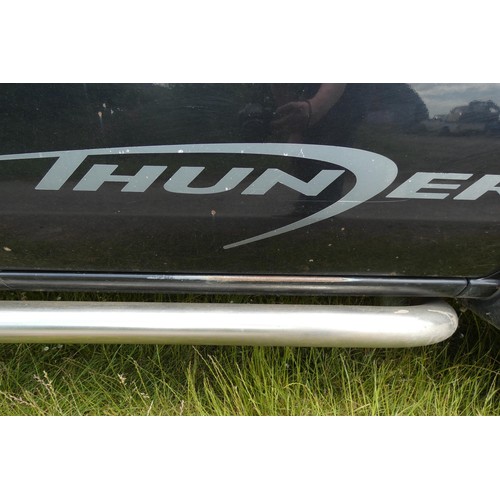 3 - Ford Ranger Thunder Double Cab 4WD Pick-up, Black, Reg VN56 WUV, 1st Reg 27/06/2006, 5 spd manual di... 